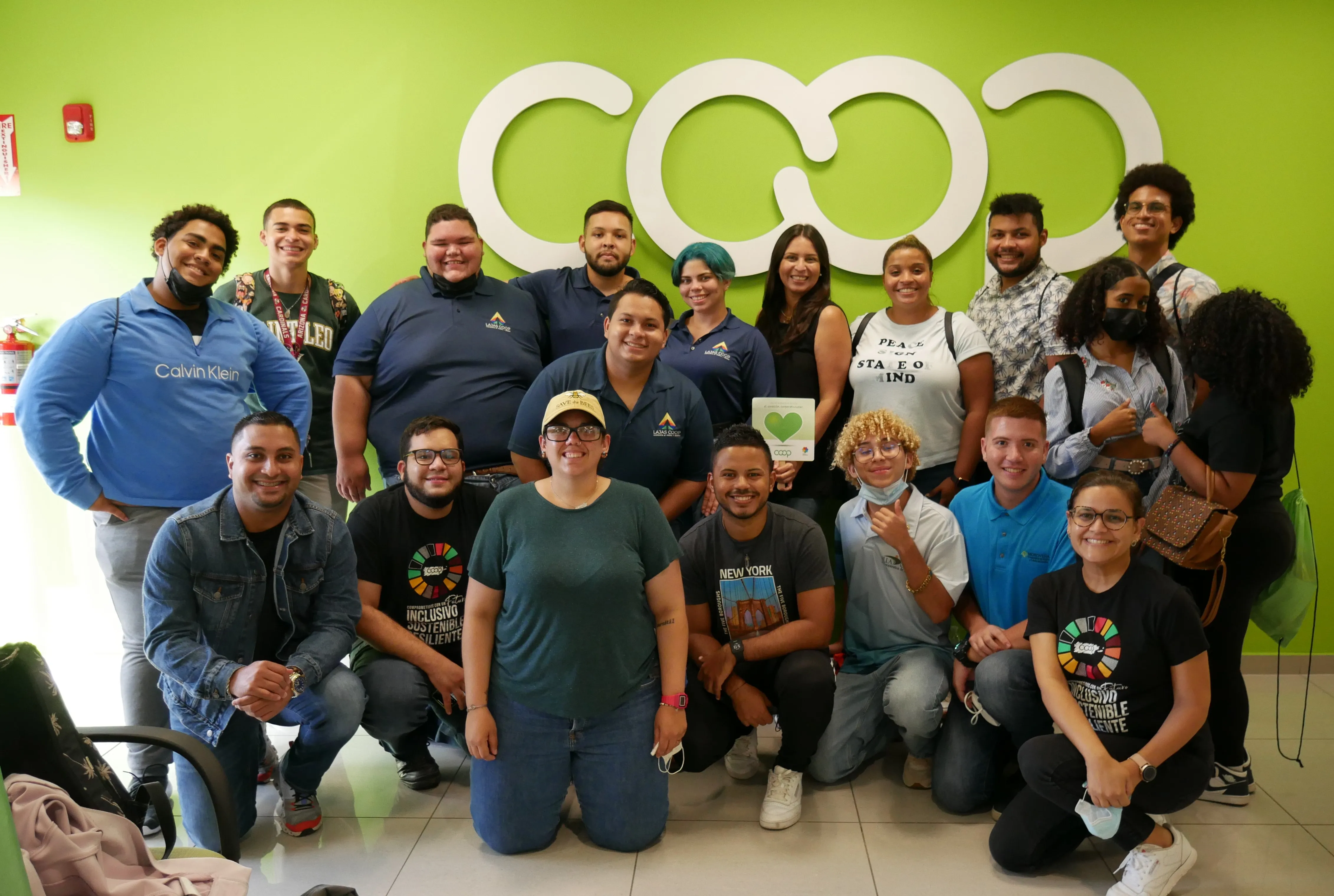 Youth focus group at the League of Cooperatives